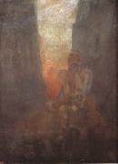 Alphonse Mucha Study for the cover of Christmas and Easter Bells (mk19) Spain oil painting artist